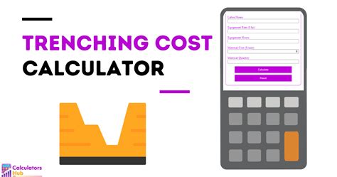 trenching equipment cost calculator